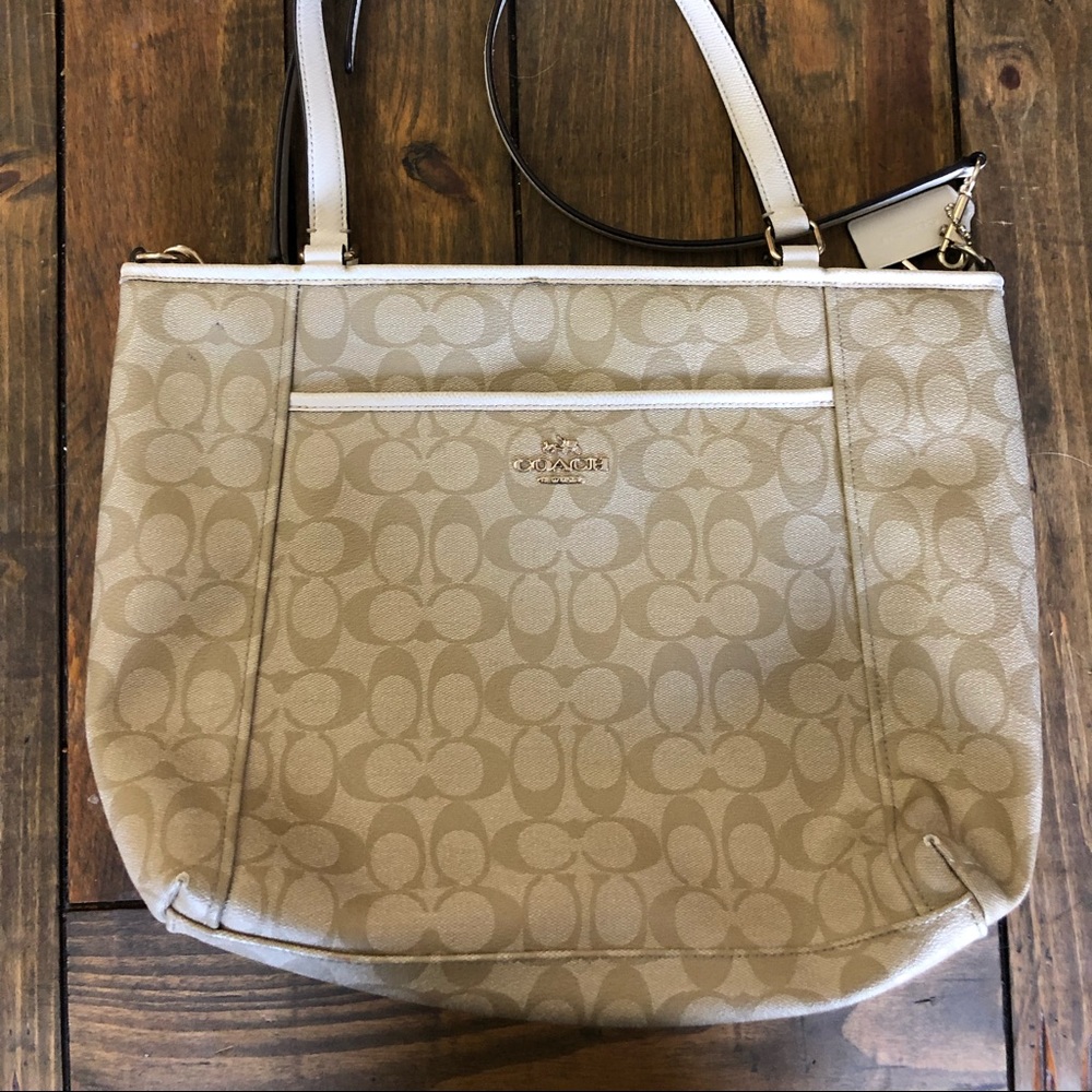 Large coach tote